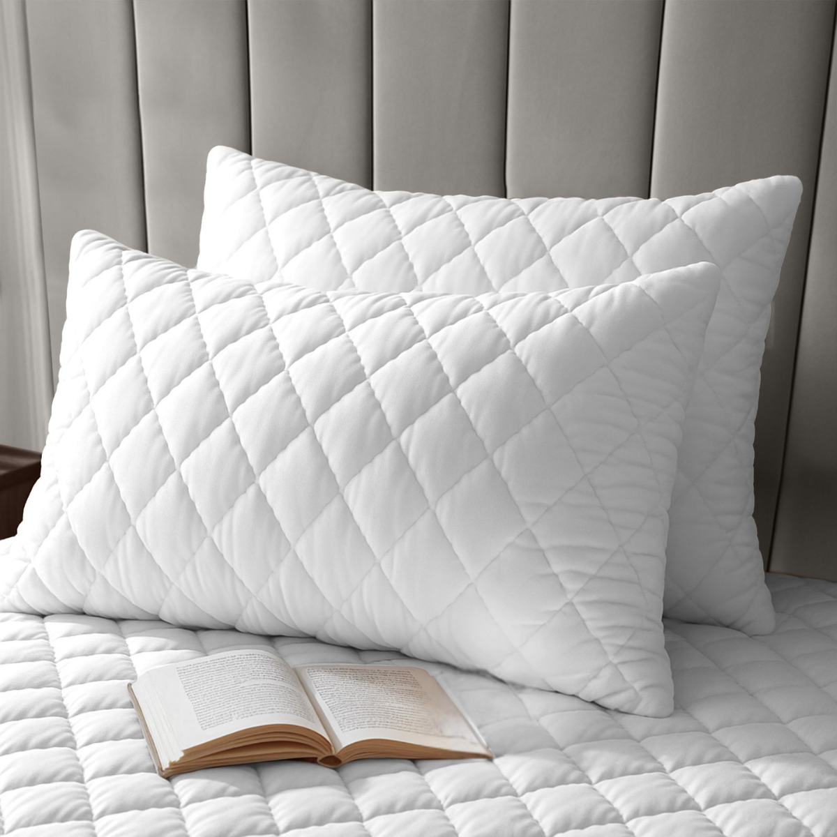 2 TAIES D'OREILLER CONFORT +