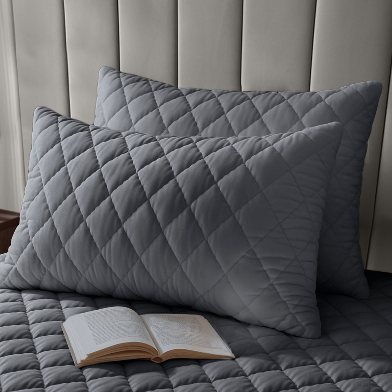 2 TAIES D'OREILLER CONFORT +