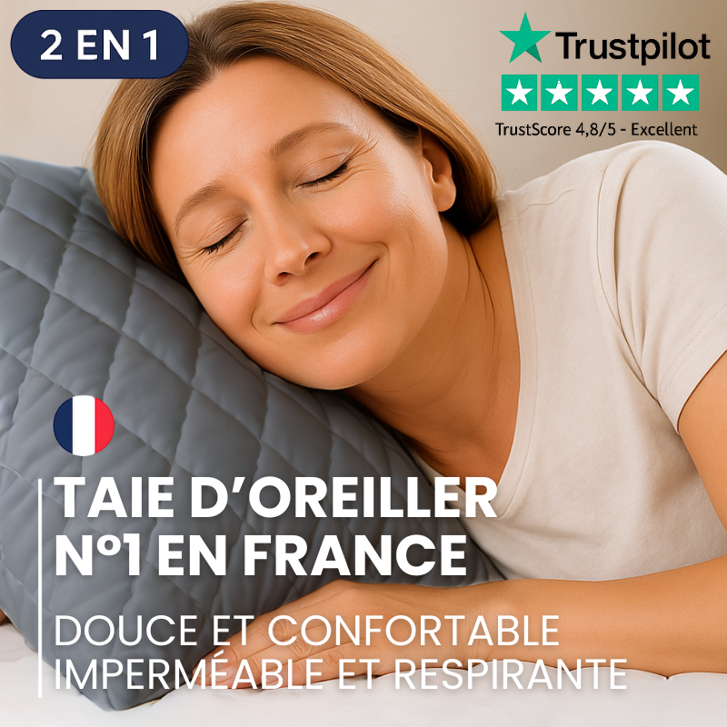 2 TAIES D'OREILLER CONFORT +