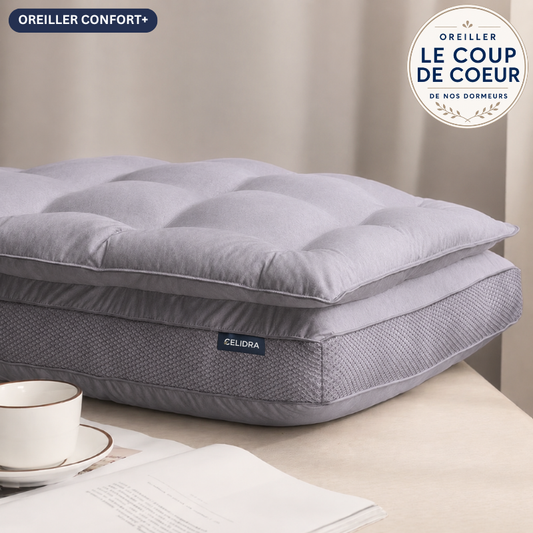 OREILLER 2 EN 1 CONFORT+