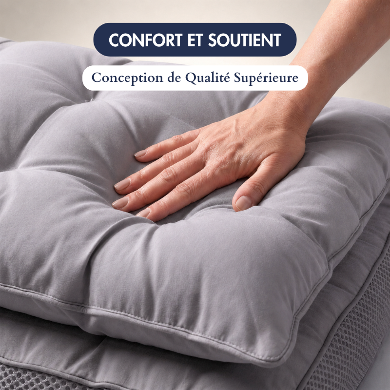OREILLER 2 EN 1 CONFORT+